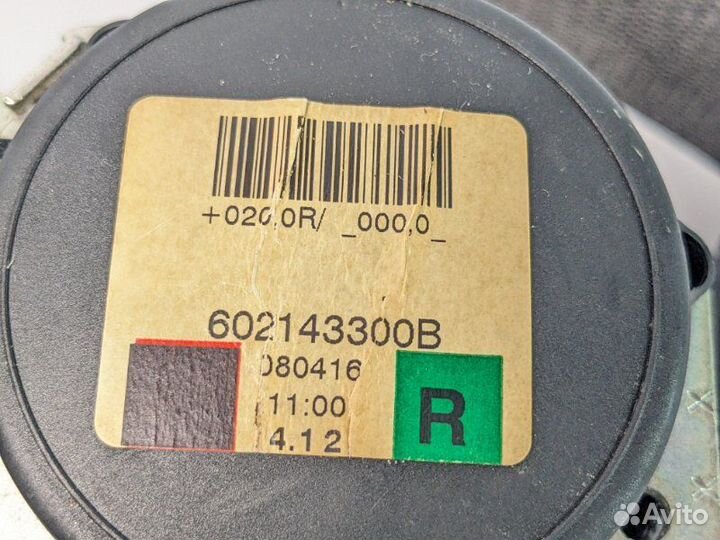 Ремень безопасности задний правый Opel Astra H