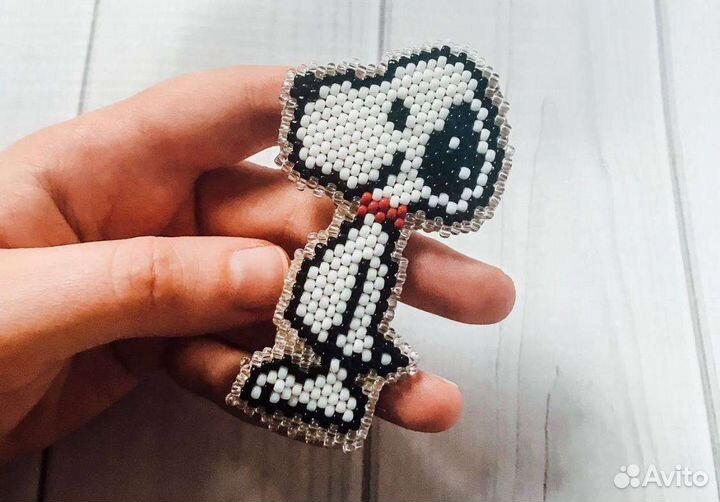 Значки из бисера