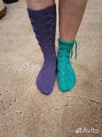 Носки вязаные ручной работы