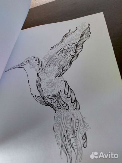 Книга раскраска антистресс