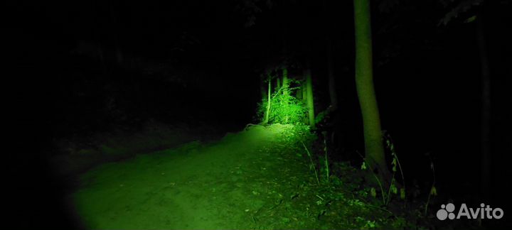 Фонарь Convoy S21B зелёный свет, новый