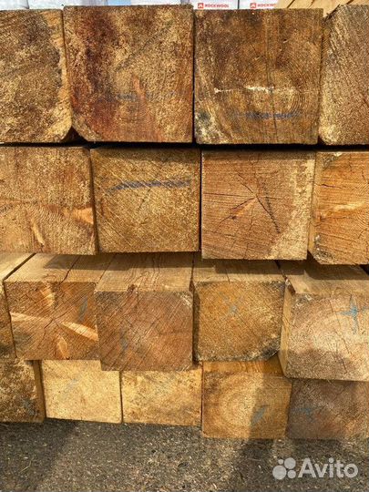 Лиственница обрезная 2000*2000*6000 /Пиломатериалы