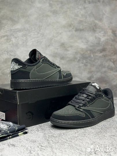 Кроссовки Nike Air Jordan 1 low travis scott