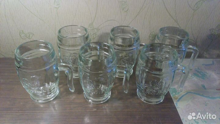 Пивные кружки Velkopopovicky Kozel, пивные бокалы