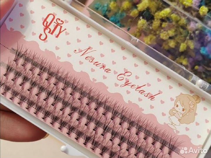 Пучковые ресницы номер 10