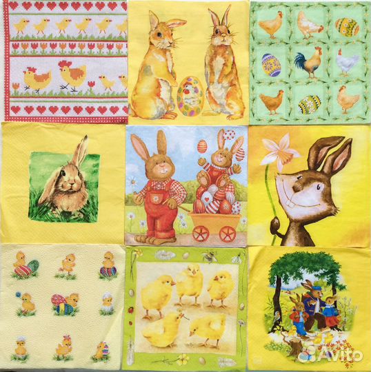 Наборы салфеток для декупажа декора сервировки