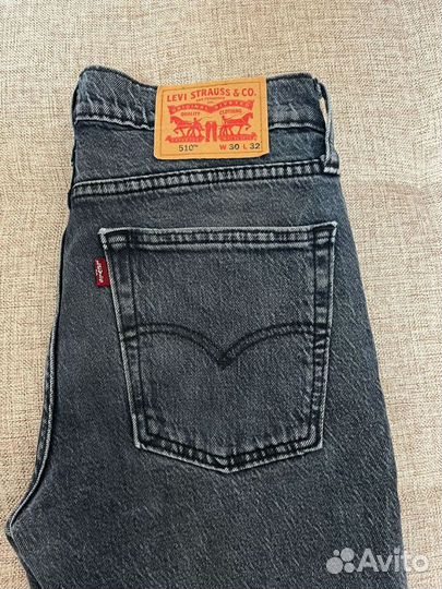 Джинсы мужские levis 510 skinny w30 l32