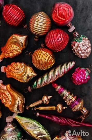 Елочные игрушки СССР одним лотом