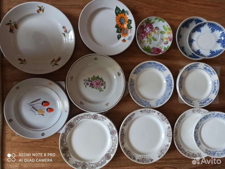 Фарфоровые тарелки СССР