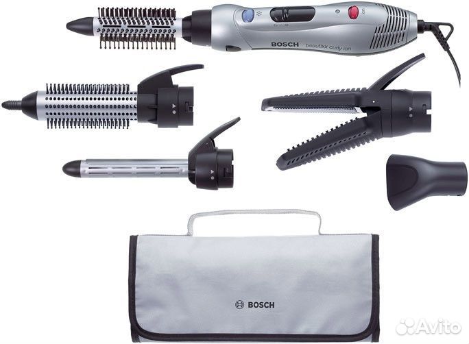 Фен-щетка Bosch с доп.насадками