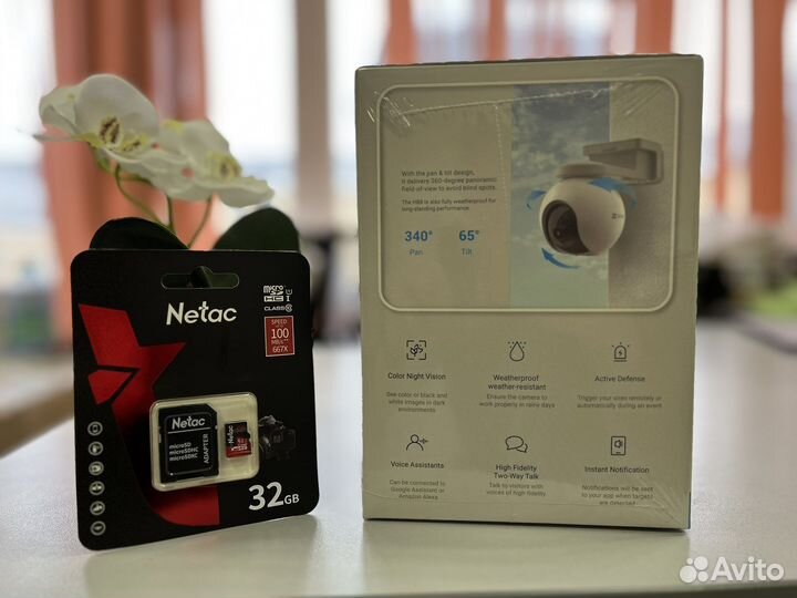 Ezviz CS-HB8 (4MP) поворотная камера с акб