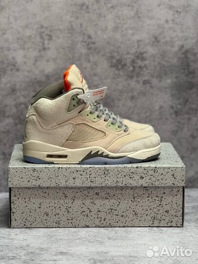 Кроссовки Nike Air Jordan 5 зимние (Арт.62367)