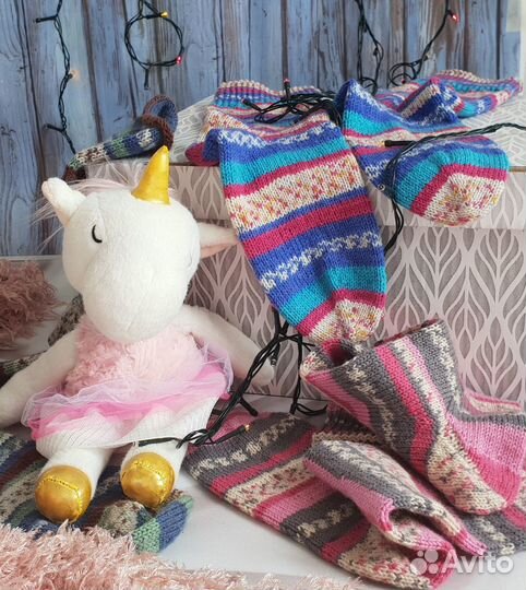 Вязанные носки