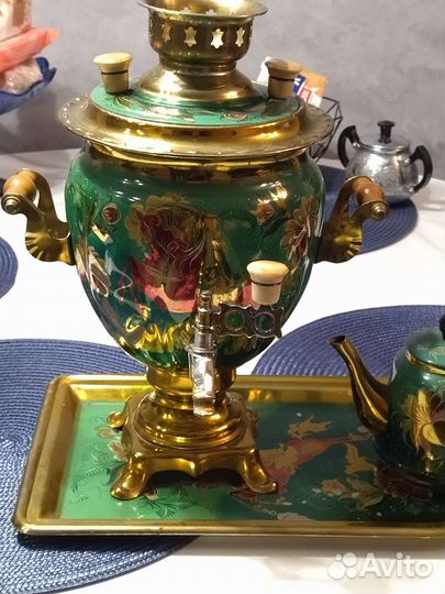 Самовар электрический расписной