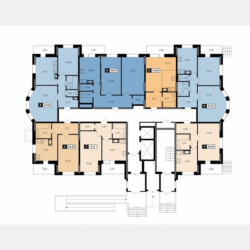 1-к. квартира, 35 м², 1/16 эт.