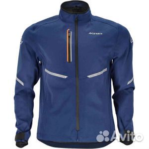 Куртка X-Duro WP для мотокросса Acerbis, синий/ора