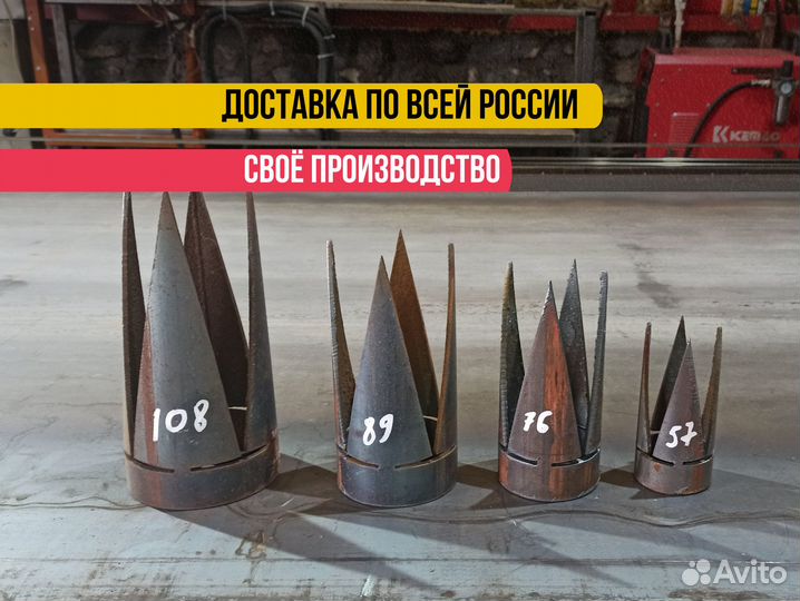 Конус для винтовой сваи