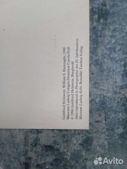 Открытка Уильям Берроуз. William Burroughs, ретро