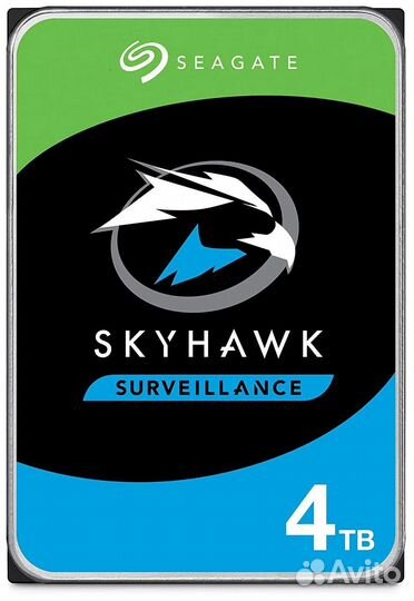 Жесткий диск seagate SkyHawk ST4000VX005 HDD 4тб