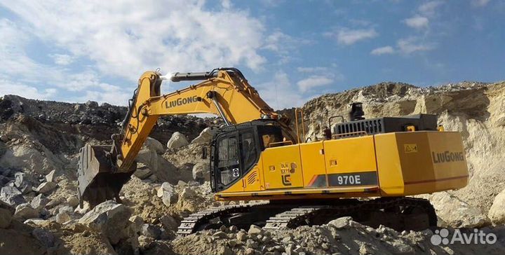 970Е – один из самых крупных экскаваторов LiuGong