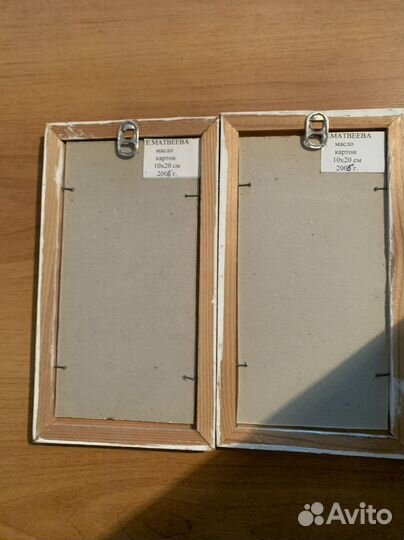 Картина масло, картон