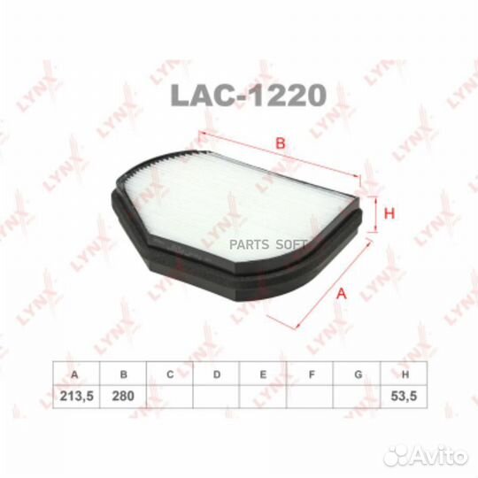 Lynxauto LAC-1220 Фильтр салонный