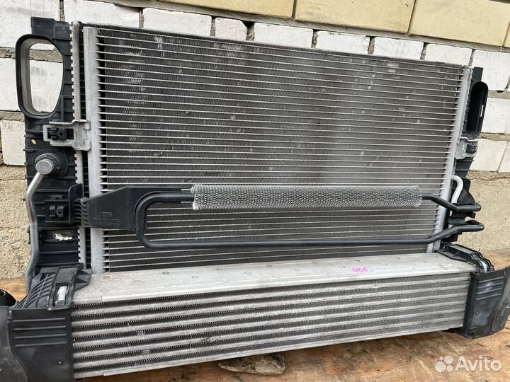 Кассета радиаторов mercedes W211 E 320 CDI OM642