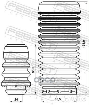 Пыльник переднего амортизатора с отбойником