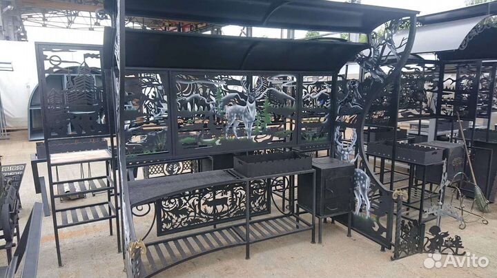 Мангальная зона для кафе