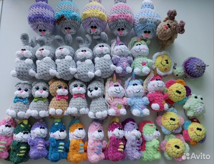 Вязаные брелки