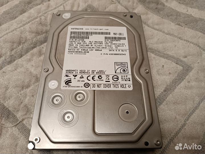 HDD Hitachi 3000гб