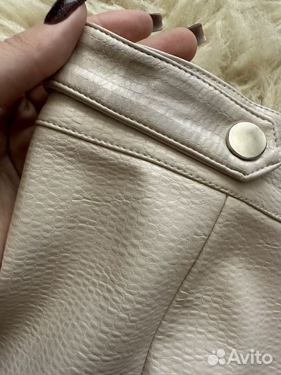 Кожаная юбка