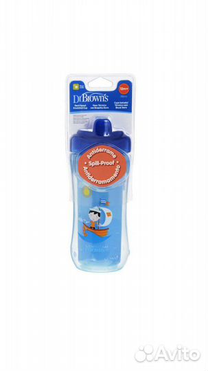 Dr. Brown's Чашка-термос с твердым носиком, 12+ ме