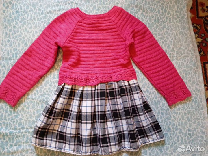 Платье тёплое на девочку