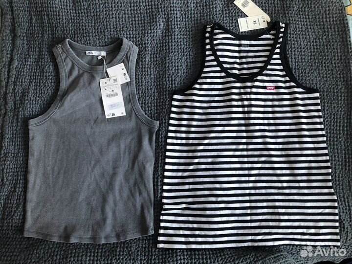 Топ zara и майка levis