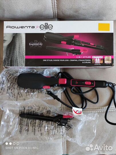 Плойка для волос rowenta