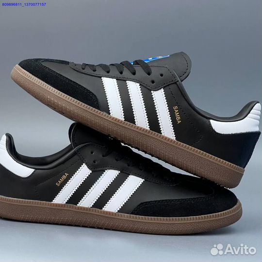 Кроссовки Adidas Samba Black (Арт.74192)