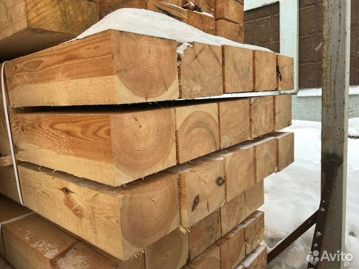 Брус обрезной 100х200х6000мм