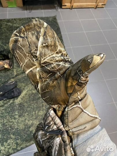 Рукавицы зимние камуфляжные