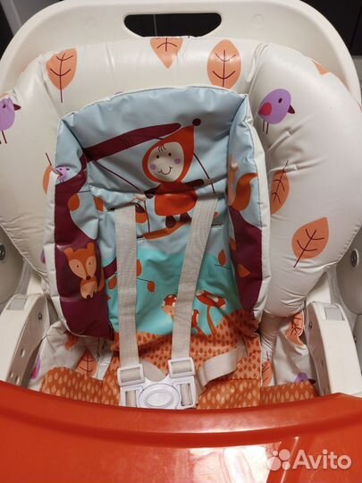 Стульчик для кормления babyton tasty red