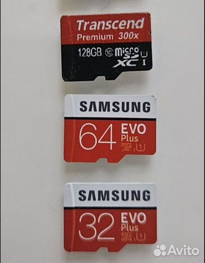 Карта памяти MicroSD Samsung 32,64,128