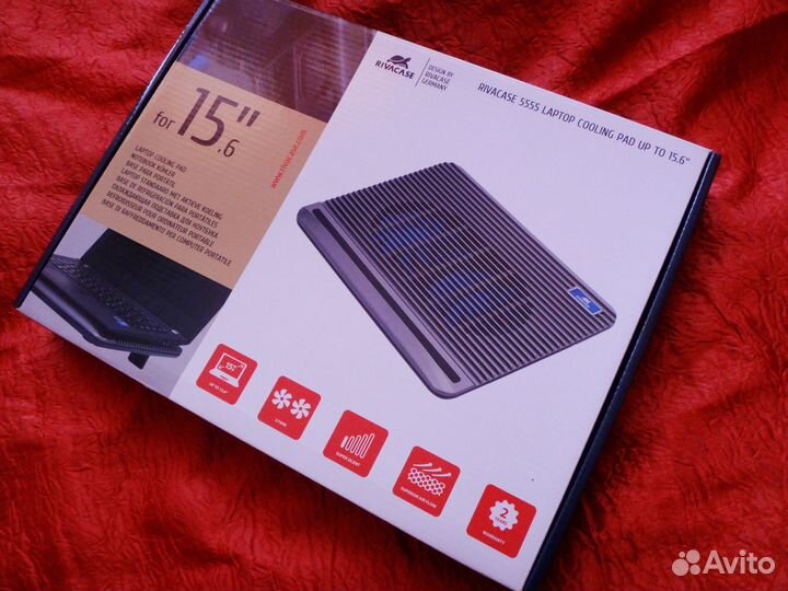 Охлаждающая подставка для ноутбука 15,6'' rivacase