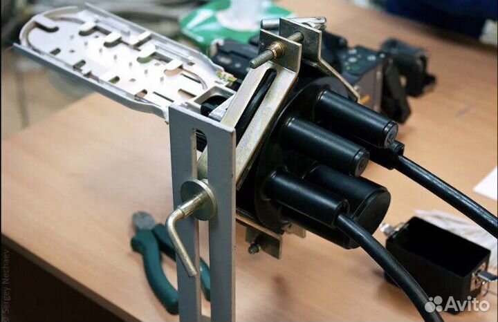 Прокладка и сварка оптики, оптоволокна, волс