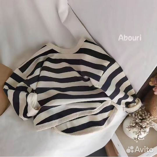 Лонгслив в полоску детский новый