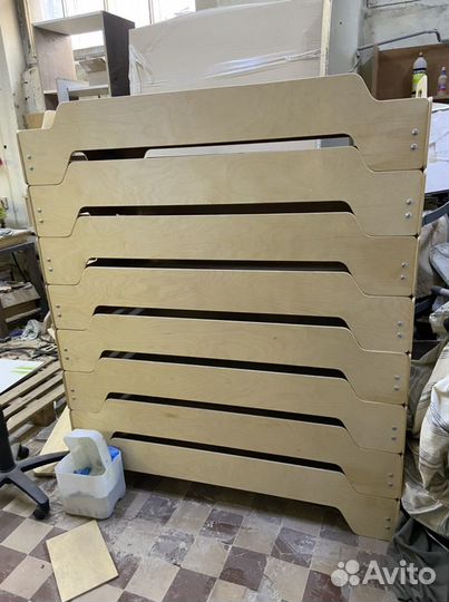 Штабелируемые детские кровати из фанеры