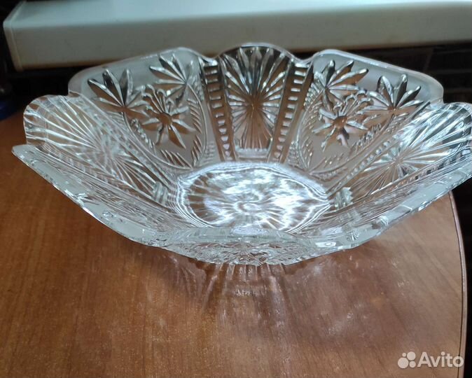 Вазы для фруктов и цветов, хрусталь