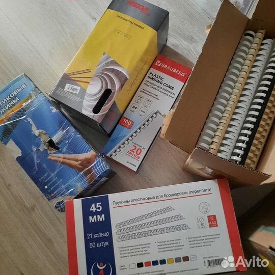 Пружины и обложки для переплета