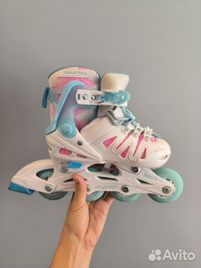 Роликовые коньки детские с защитой