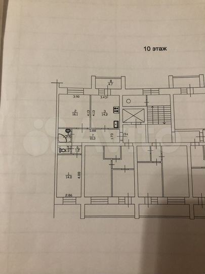 2-к. квартира, 59,5 м², 10/10 эт.