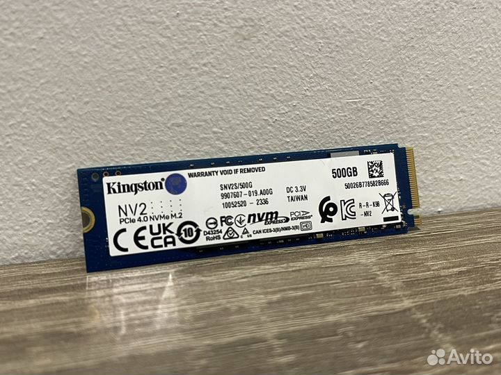 SSD M.2 NVMe Kingston NV2 500GB Новый